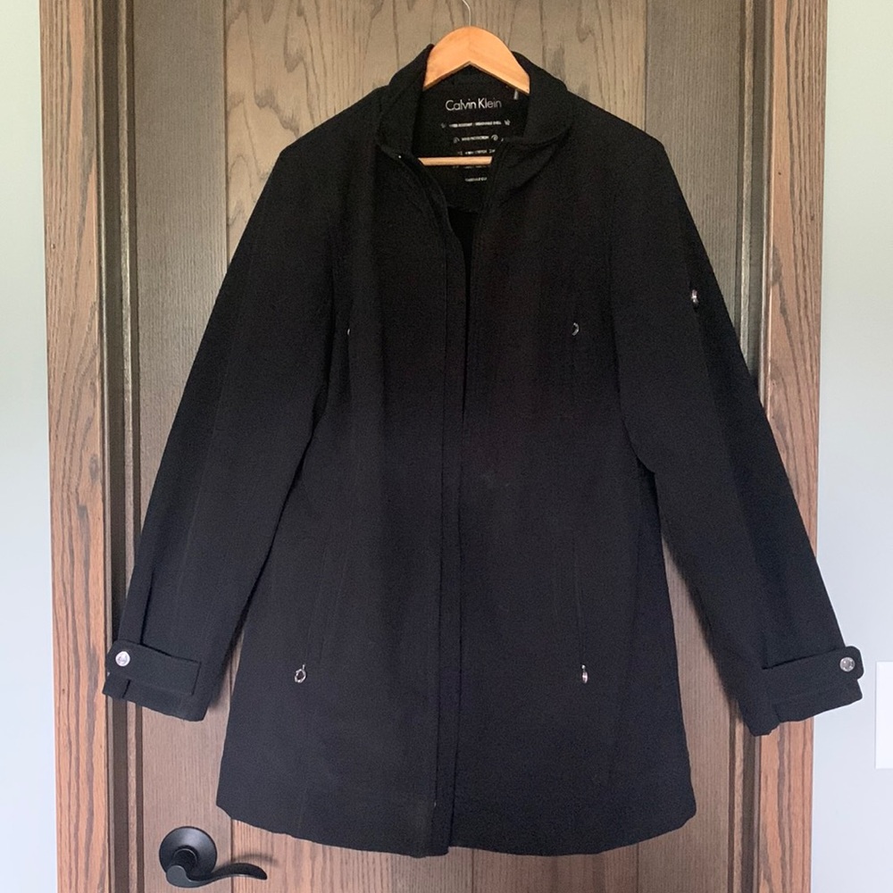 Calvin Klein black Jacket size large womens